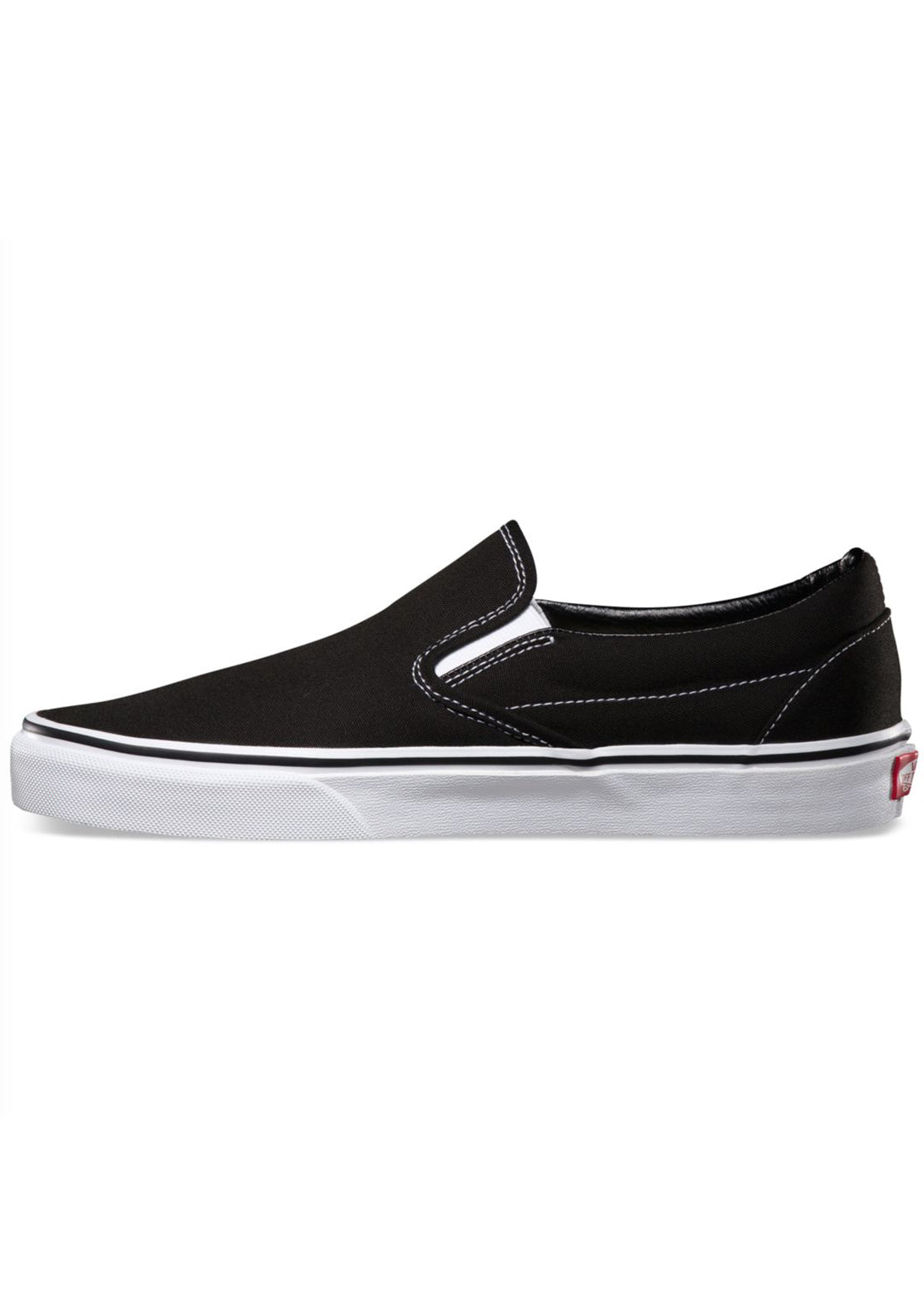 Vans Classic Slip-On Shoes Black VN000EYEBLK Side/In