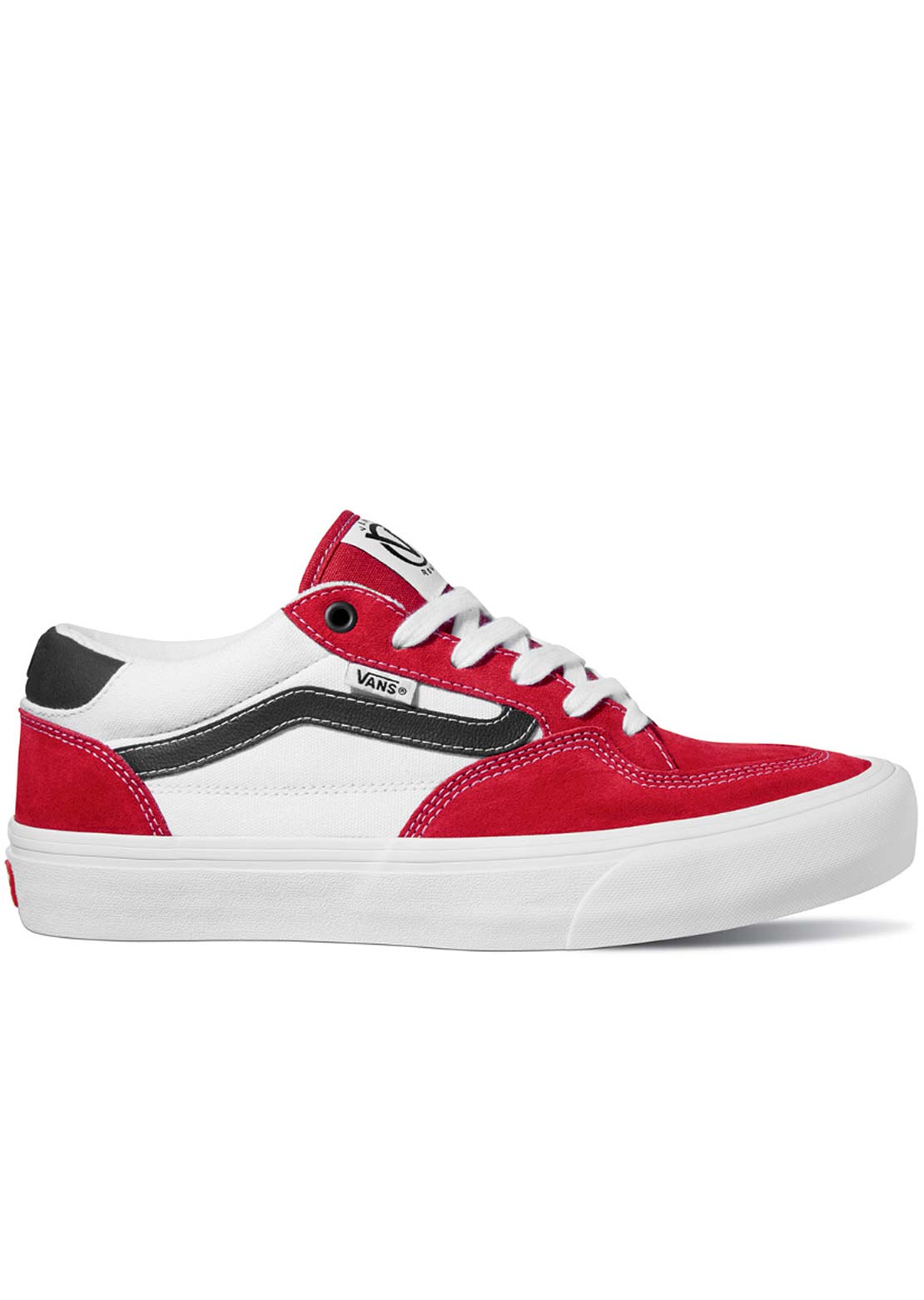 Vans Men&#39;s Rowan Shoes Athletic Black/Red