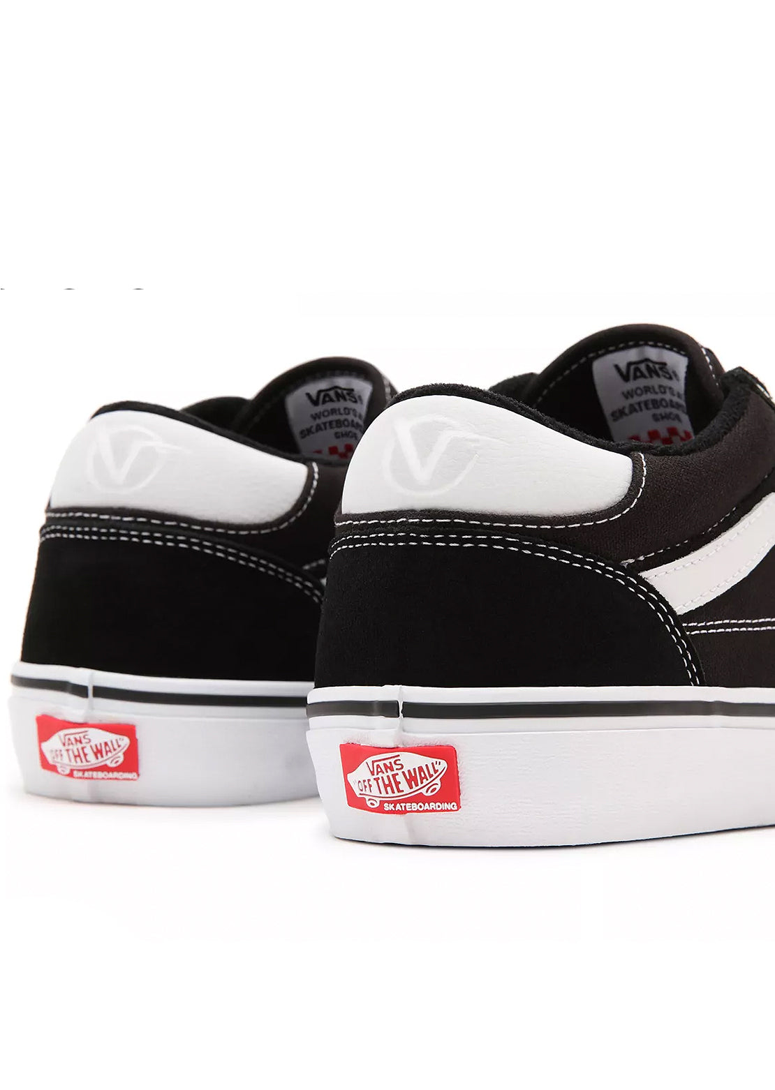 Vans Men&#39;s Rowan Shoes Black/True White