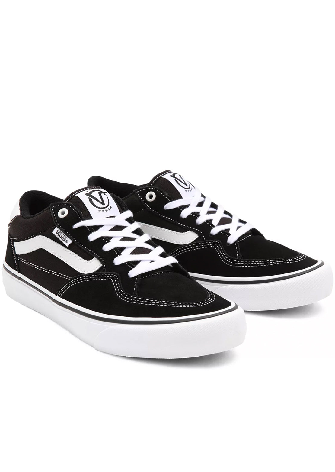 Vans Men&#39;s Rowan Shoes Black/True White