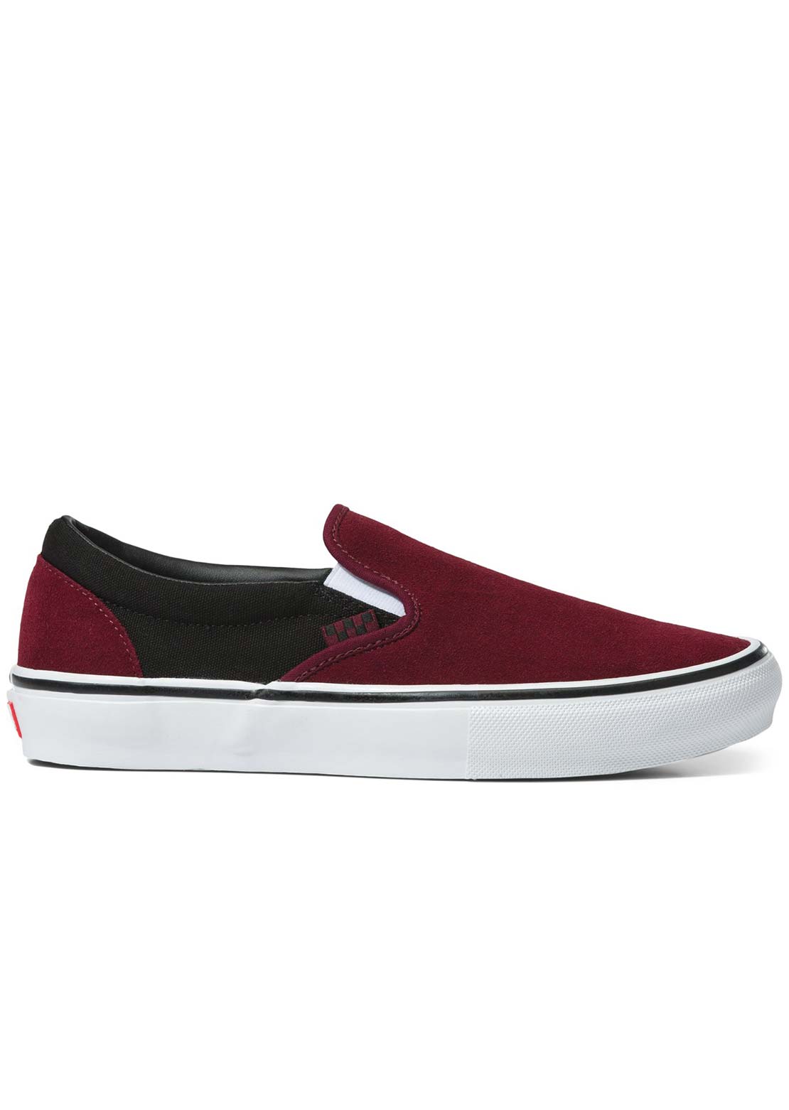 Vans Men&#39;s Skate Slip-On Shoes Port/Black