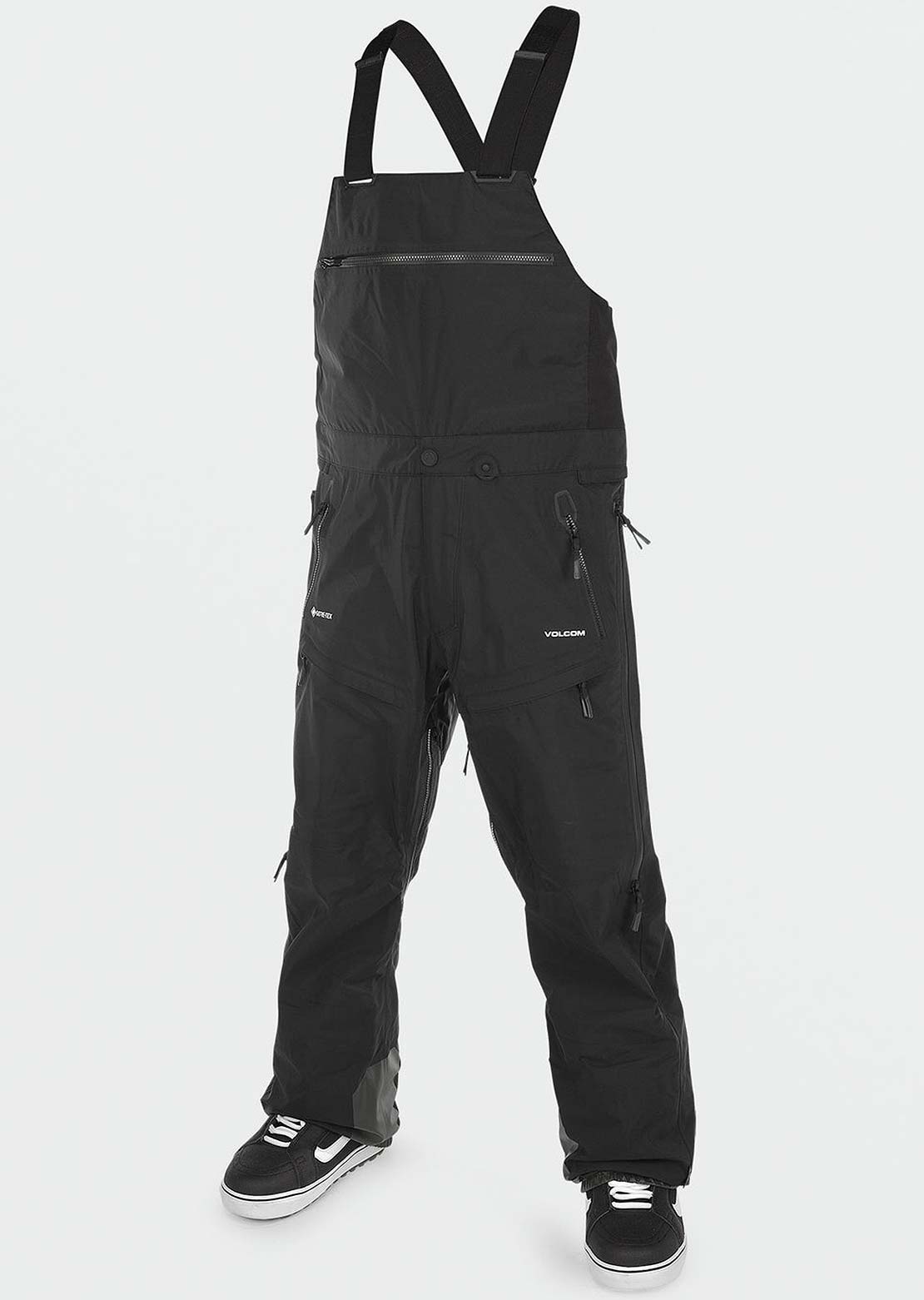 Volcom Men&#39;s 3L Gore-Tex Bib Overhauler Black