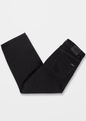 VOLCOM BOY'S BILLOW PANTS - BLACK