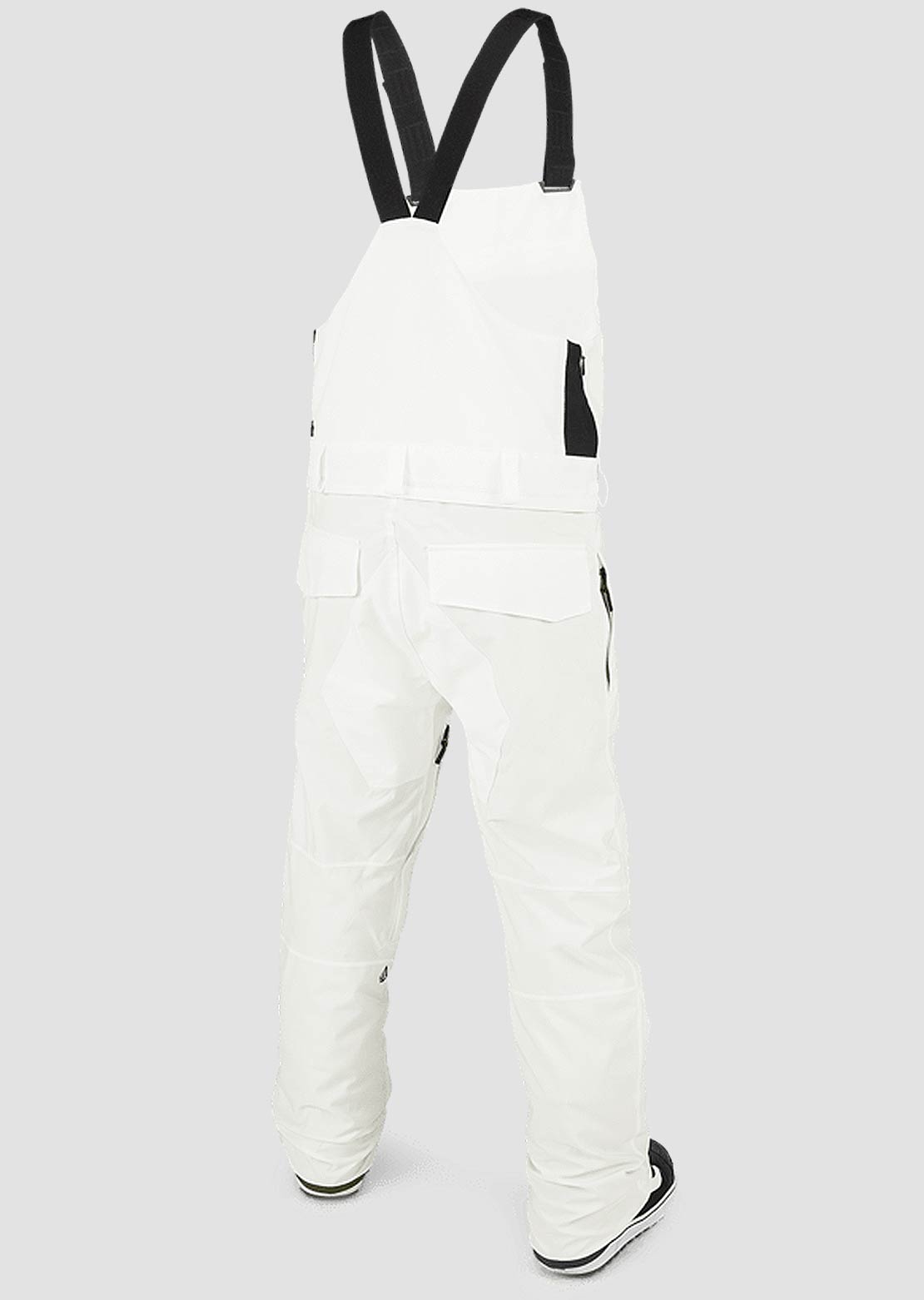 Volcom Men&#39;s Roan Bib Overall White