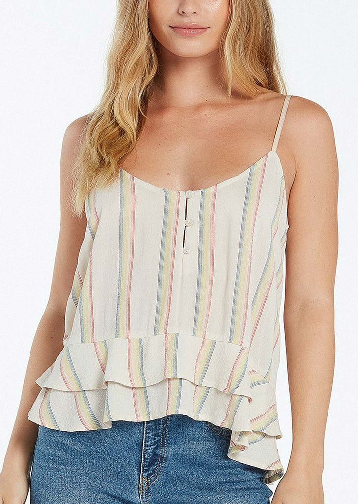 Roxy Brami Solid Cami Top - Snow White –