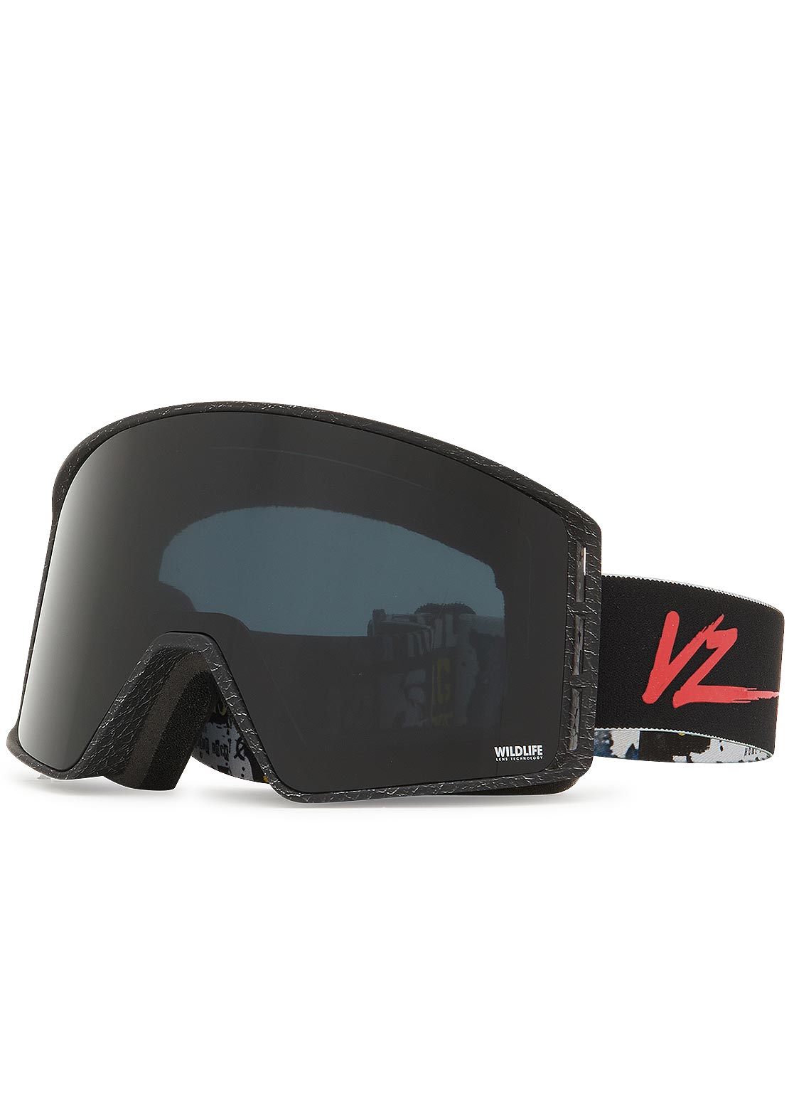 Von Zipper Men&#39;s Mach VFS Snow Goggles Black Satin/Blackout