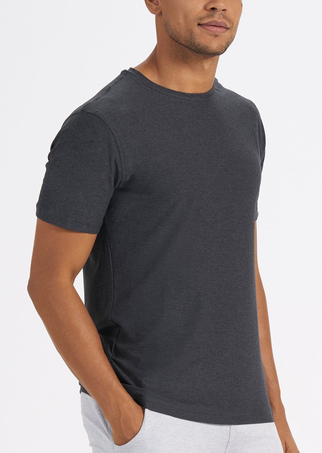 Vuori Men&#39;s Strato Tech T-Shirt Cloud Heather